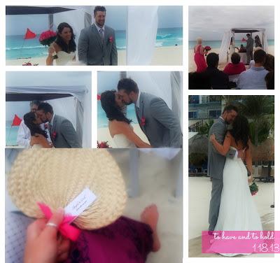 * The Campion's Cancun Beach Wedding: 1.18.13