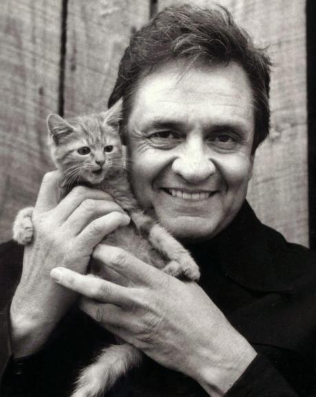 Johnny Cash and a Kitten