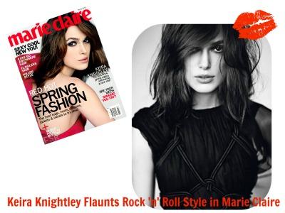 Keira Knightley Flaunts Rock 'n' Roll Style in Marie Claire