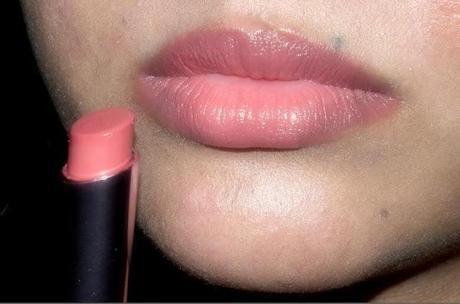 A peachy nude shade that may work as everyday lipstick!!