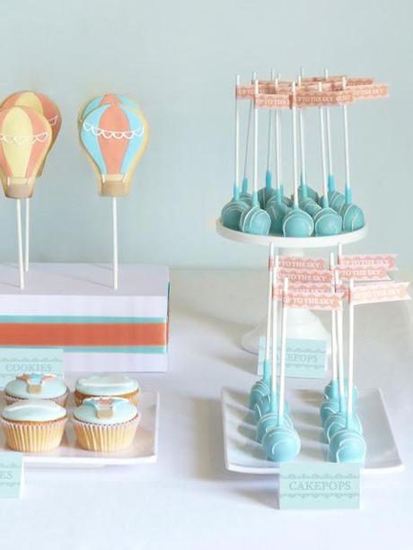 Hot Air Balloon Themed 1st Birthday by Peace of Cake