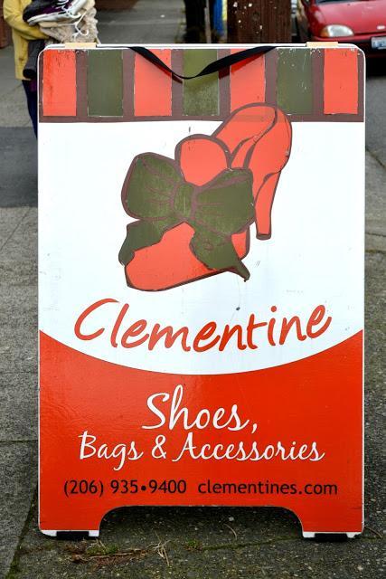 clementine's, shoes, west seattle, boutique, local, shopping