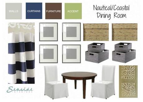 Nautical/Coastal Dining Room Design