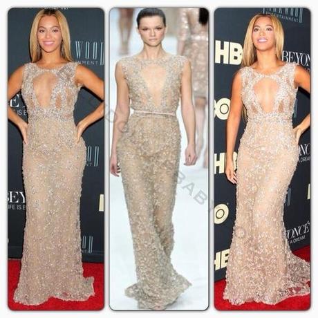 Celeb Style: Beyoncé on the red carpet at her screening for...