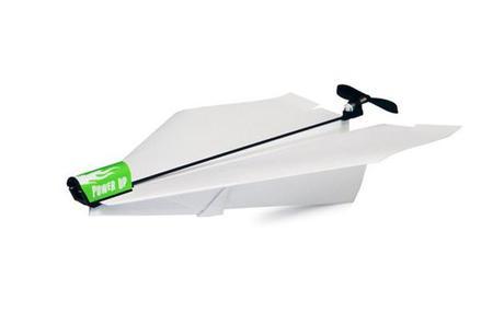 PowerUp Smartphone Controlled Electric Paper Airplane powerup smartphone remote paper airplane