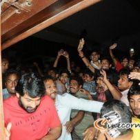 thumbs prabhas at rtc cross roads photos 24 Prabhas Watches Mirchi With Fans At Sandhya Theater Photos