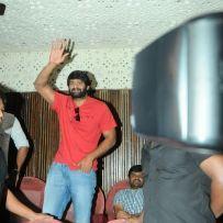 thumbs prabhas at rtc cross roads photos 11 Prabhas Watches Mirchi With Fans At Sandhya Theater Photos