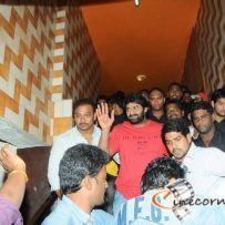 thumbs prabhas at rtc cross roads photos 30 Prabhas Watches Mirchi With Fans At Sandhya Theater Photos