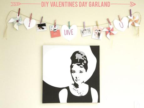 DIY Valentines Day Garland
