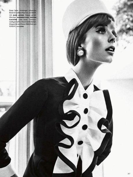 Edie Campbell by Sebastian Kim for Vogue Germany March 2013 2