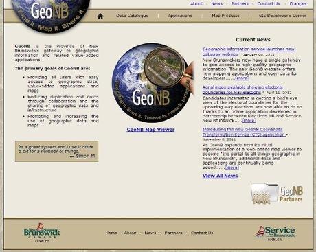 geonb portal1 GeoNB   the All Things Geographic place for New Brunswick data