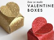 Make Glitter Valentine's Heart Boxes