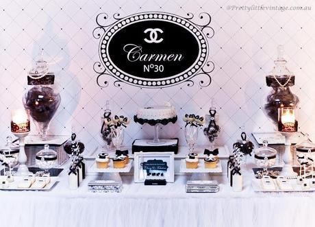 Chanel No. 30 Themed Table by Pretty Little Vintage Melbourne