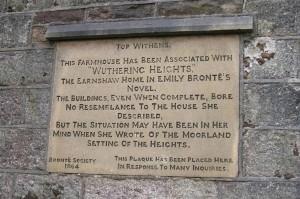 Top Withens Plaque, Yorkshie