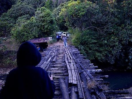 A wooden Bridge to cross the other side of the Forest.