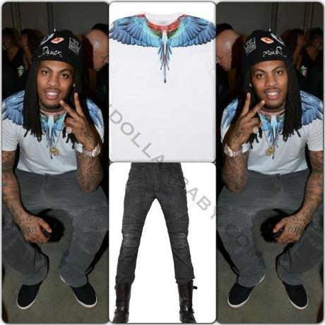 Celeb Style: Rapper, Waka Flocka spotted front row of the Adolfo...