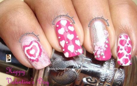 Valentine Week Nail Arts by Precious Pearl