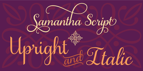 Calligraphy fonts by Laura Worthington, Samantha Script font, calligraphy font, cursive font, script font, wedding font, hand lettered font, best selling font, Most Popular fonts of 2012, top selling font, fonts for invitations, fonts for weddings