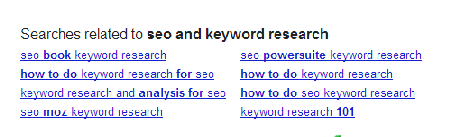 How to find keywords