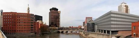 Downtown Rochester Pano 1  [Sky Watch Friday]