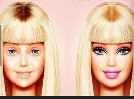 Barbie without her make-up on. 
xoxo LLM
