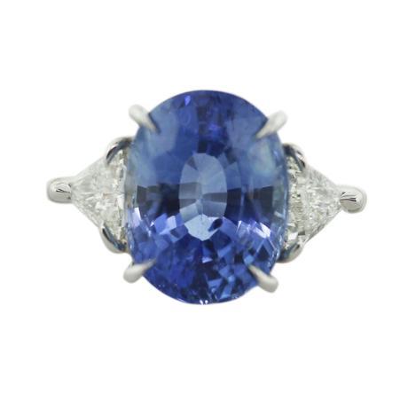 Ceylon Sapphire and diamond ring, sapphire and diamond ring, palm beach show sapphire ring