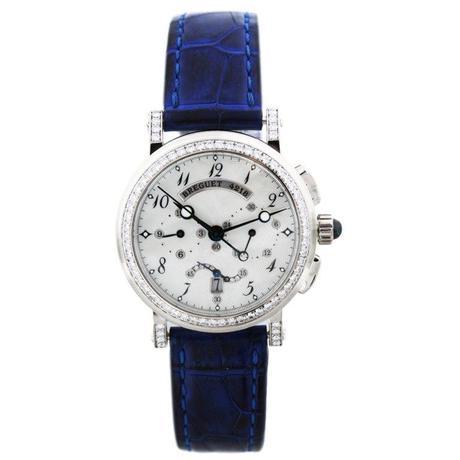 BREGUET Lady's White Gold and Diamond Marine Chronograph Ref8828