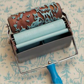 Patterned paint rollers: a genius invention?I just came a...