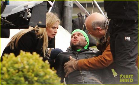 Just Jared: pictures from the set