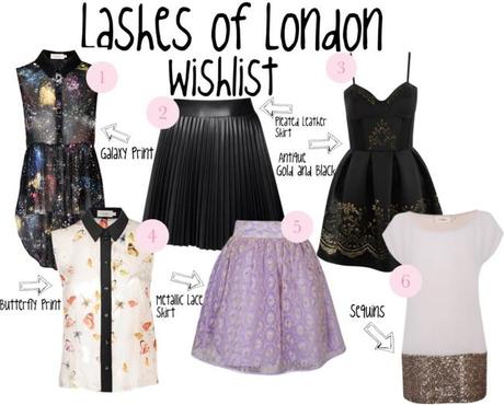 Lashes of London Wishlist