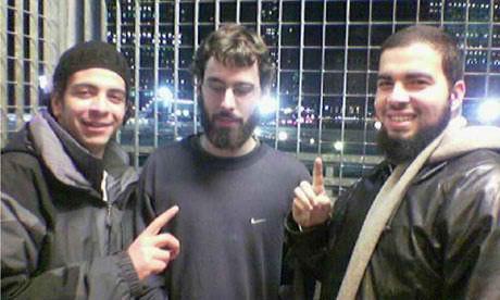 Mehanna and friends gloating at Ground Zero in New York
