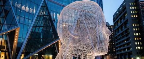 Giant head sculpture