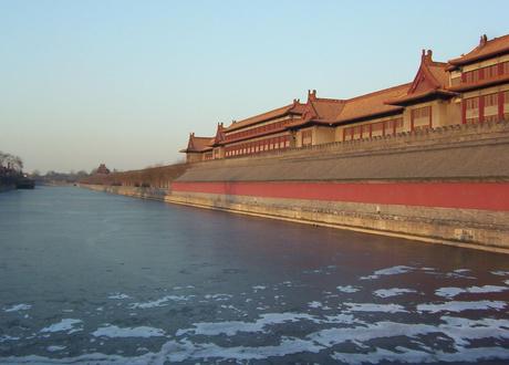 Frozen canal - Forbidden City - Bejing - China