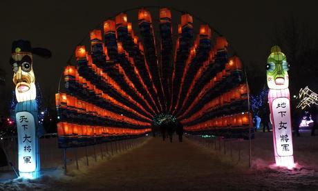 South Korean - Tunnel of Lanterns - Winterlude exhibit - Ottawa - Canada