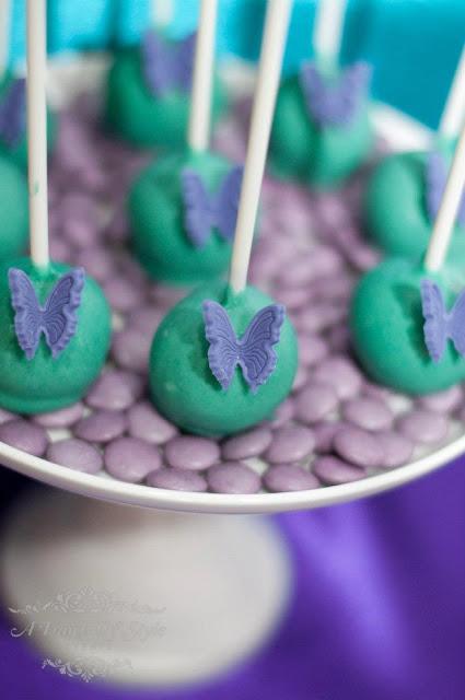 Purple and Teal 30th Birthday by A Touch of Style Events.