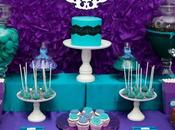 Purple Teal 30th Birthday Touch Style Events.