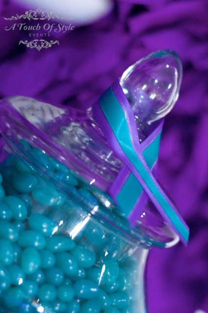 Purple and Teal 30th Birthday by A Touch of Style Events.