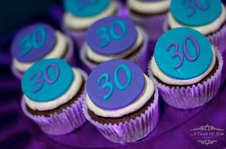 Purple and Teal 30th Birthday by A Touch of Style Events.