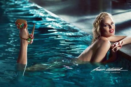 Eva Herzigova for Brian Atwood Spring 2013 Campaign by Mert & Marcus