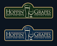 Hoppin' Grapes Logo Design