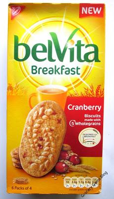 New Belvita Breakfast Cranberry Biscuits