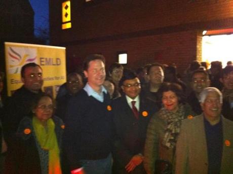 Nick Clegg and EMLD members