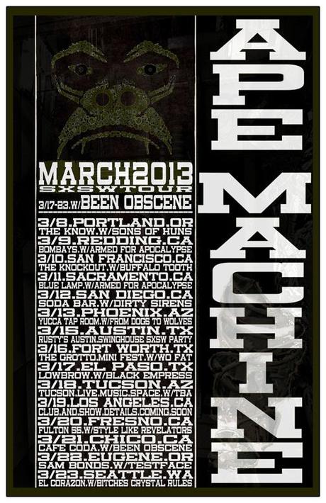 APE MACHINE Announces March Tour