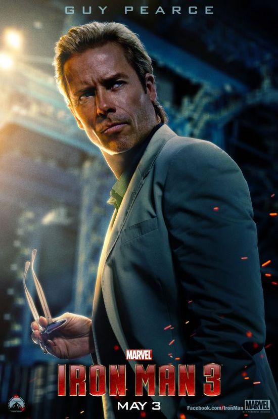 New Iron Man 3 Poster Features Guy Pearce as Aldrich Killian