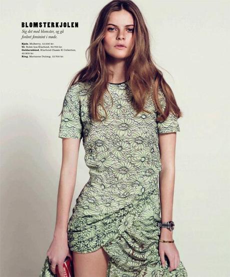 Lin Rosenbeck by Olivia Frolich For Elle Denmark February 2013 2