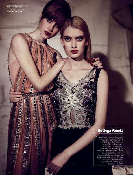 Sojourner Morrell and Sofya Titova by Jem Mitchell for Vogue Turkey February 2013  5