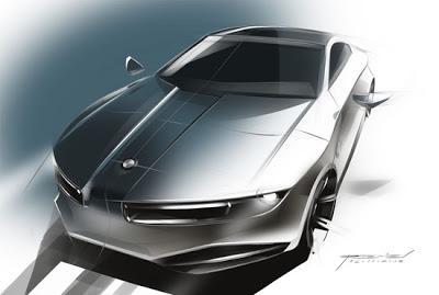 BMW coupé illustration proposal, not bad at all!