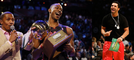 Terrence Ross and Drake - NBA All-Star Game 2013