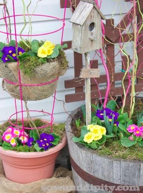 Tomato Cage Tiered Planter