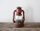 Vintage, Worn Red Lantern - Heritage1956 Vintage, Worn Red Lantern - Heritage1956